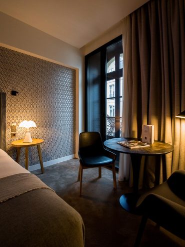 Ayer photographe original rennes architecture interieur decoration design hotel balthazar ambiance tamisée et confortable