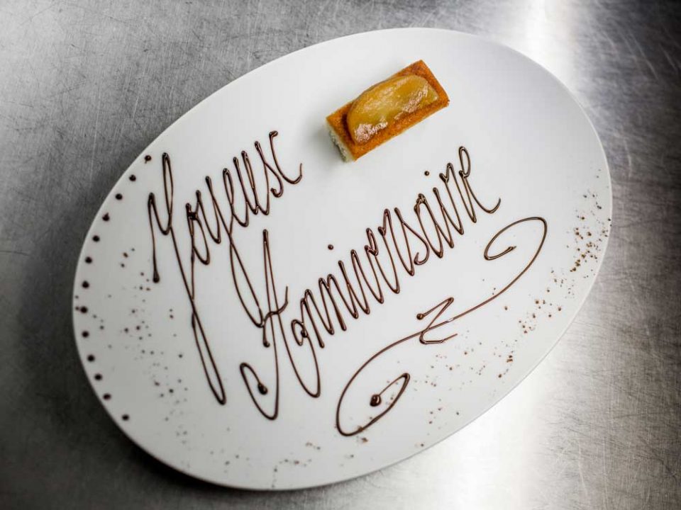 Ayer photographe rennes hotel balthazar cuisine gastronomie joyeux anniversaire en chocolat