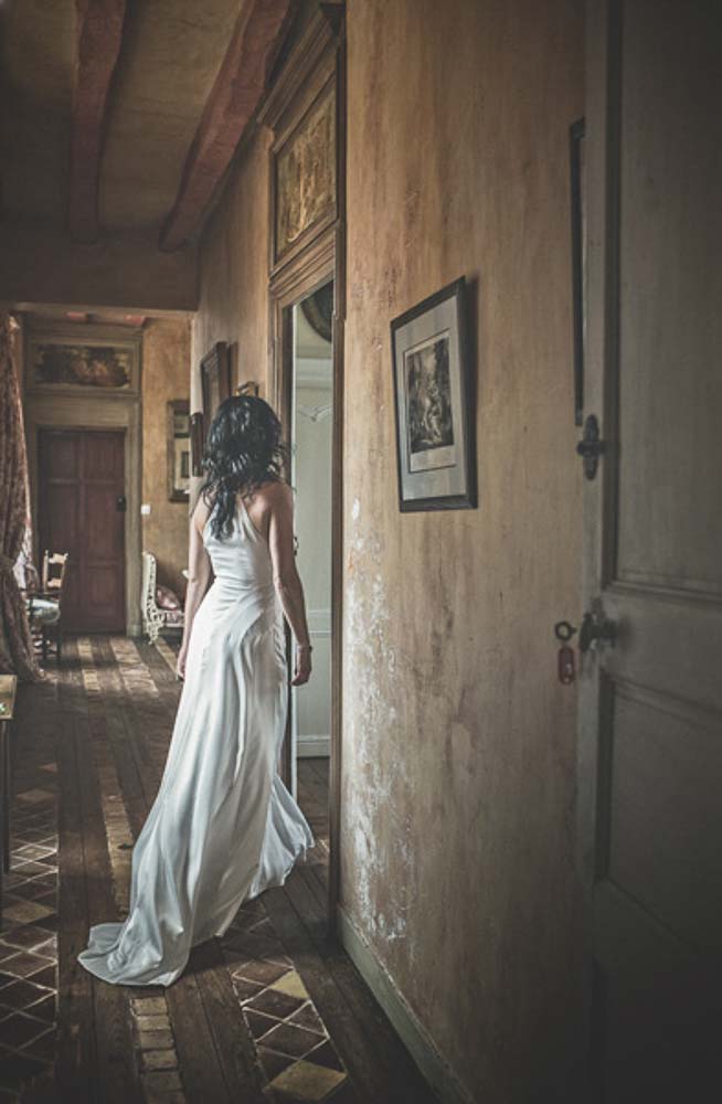 Ayer photographe mariage original rennes château robe de mariée